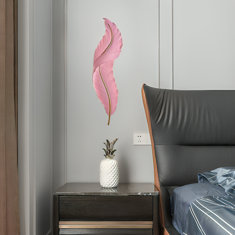 Feather Wall Nordic Style Modern Light